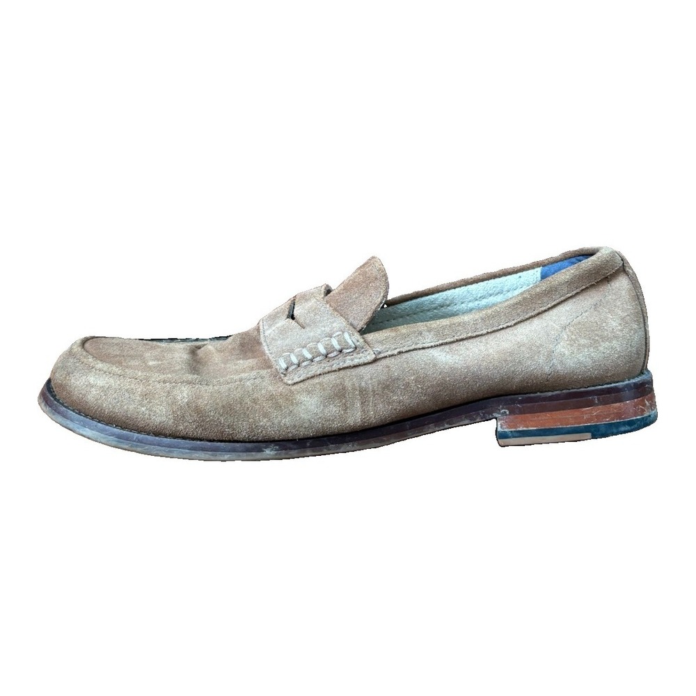 Banana Republic Beige Suede Penny Loafers - Size 11